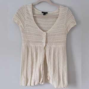 Tommy Hilfiger White Knit Womens Sweater